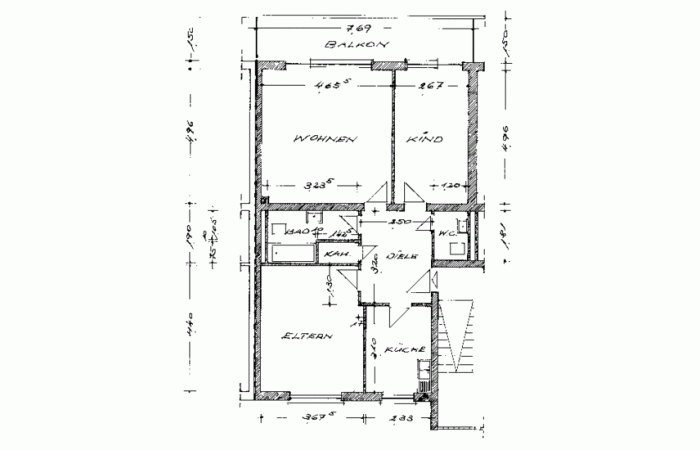 Eschberg Saarbrücken 3 ZKB Wohnung mit Balkon im Erdgeschoss Dr